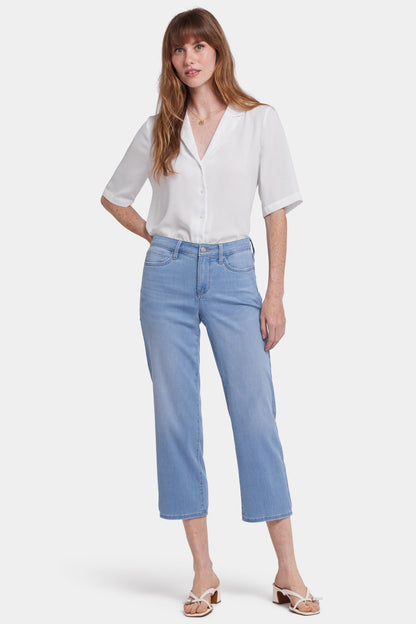 Relaxed Piper Crop Jeans - Canary Beach