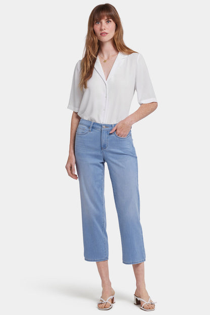 Relaxed Piper Crop Jeans - Canary Beach
