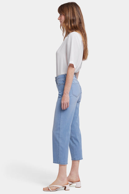 Relaxed Piper Crop Jeans - Canary Beach