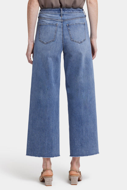 Brodi Wide Leg Ankle Jeans - Barcelona Breeze