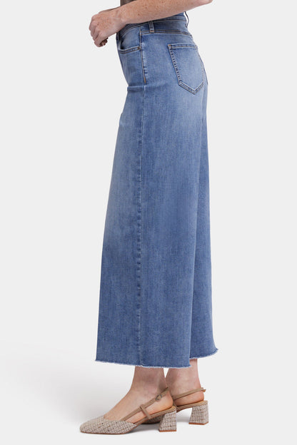 Brodi Wide Leg Ankle Jeans - Barcelona Breeze