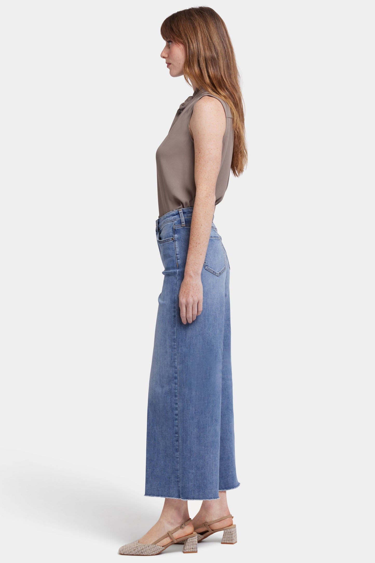 Brodi Wide Leg Ankle Jeans - Barcelona Breeze