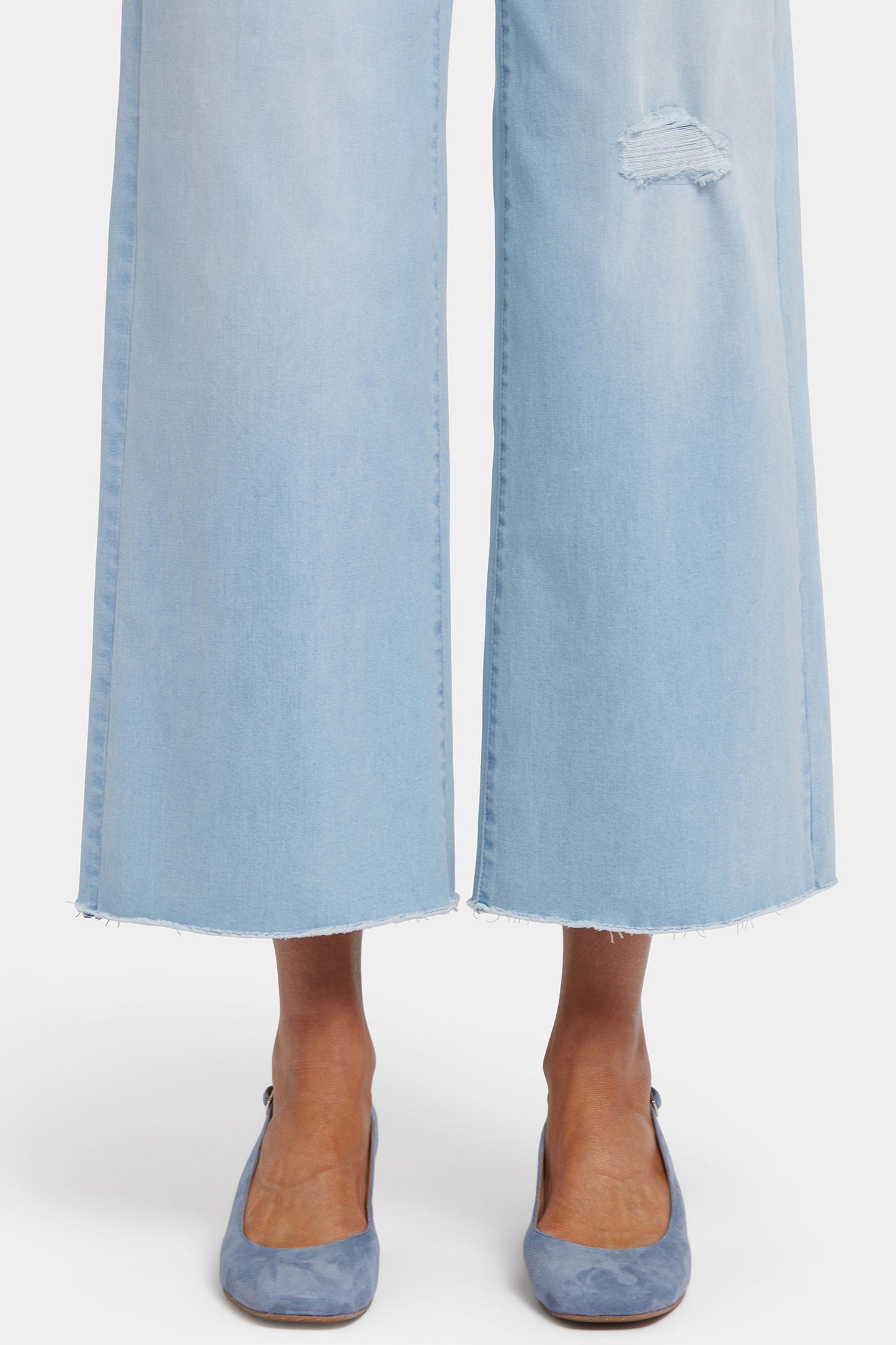 Brodi Wide Leg Ankle Jeans - Clear Waters