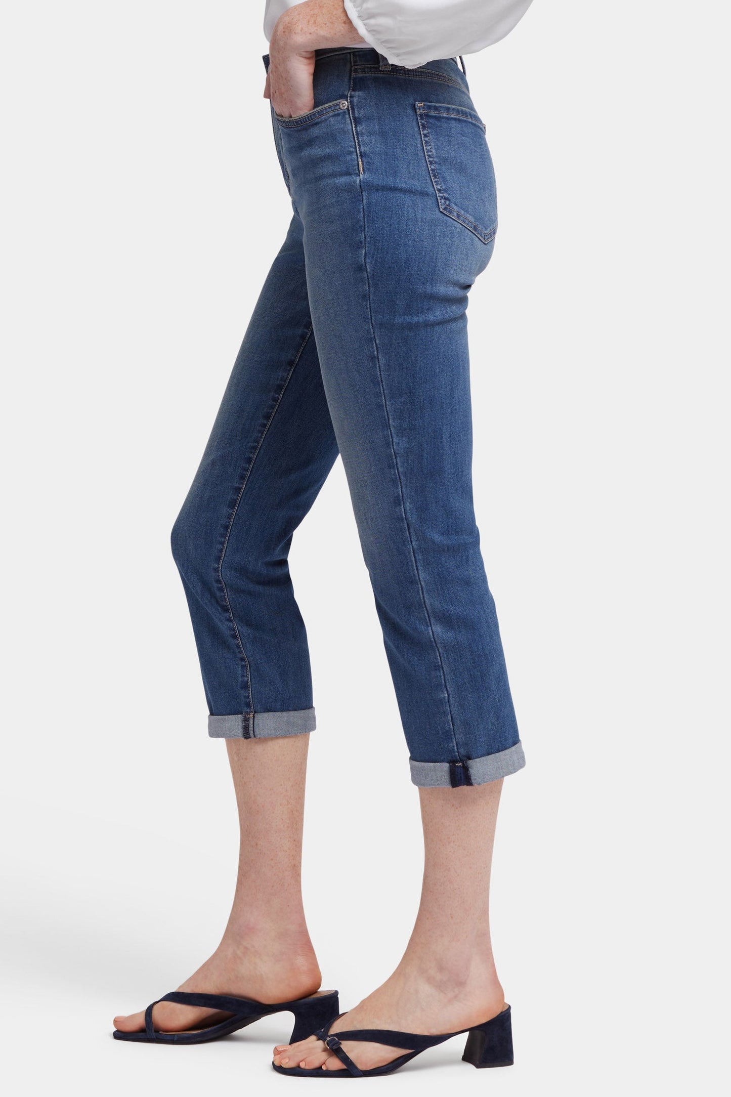 Chloe Skinny Capri Jeans - Costa Brava