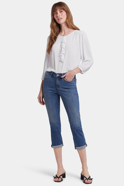 Chloe Skinny Capri Jeans - Costa Brava
