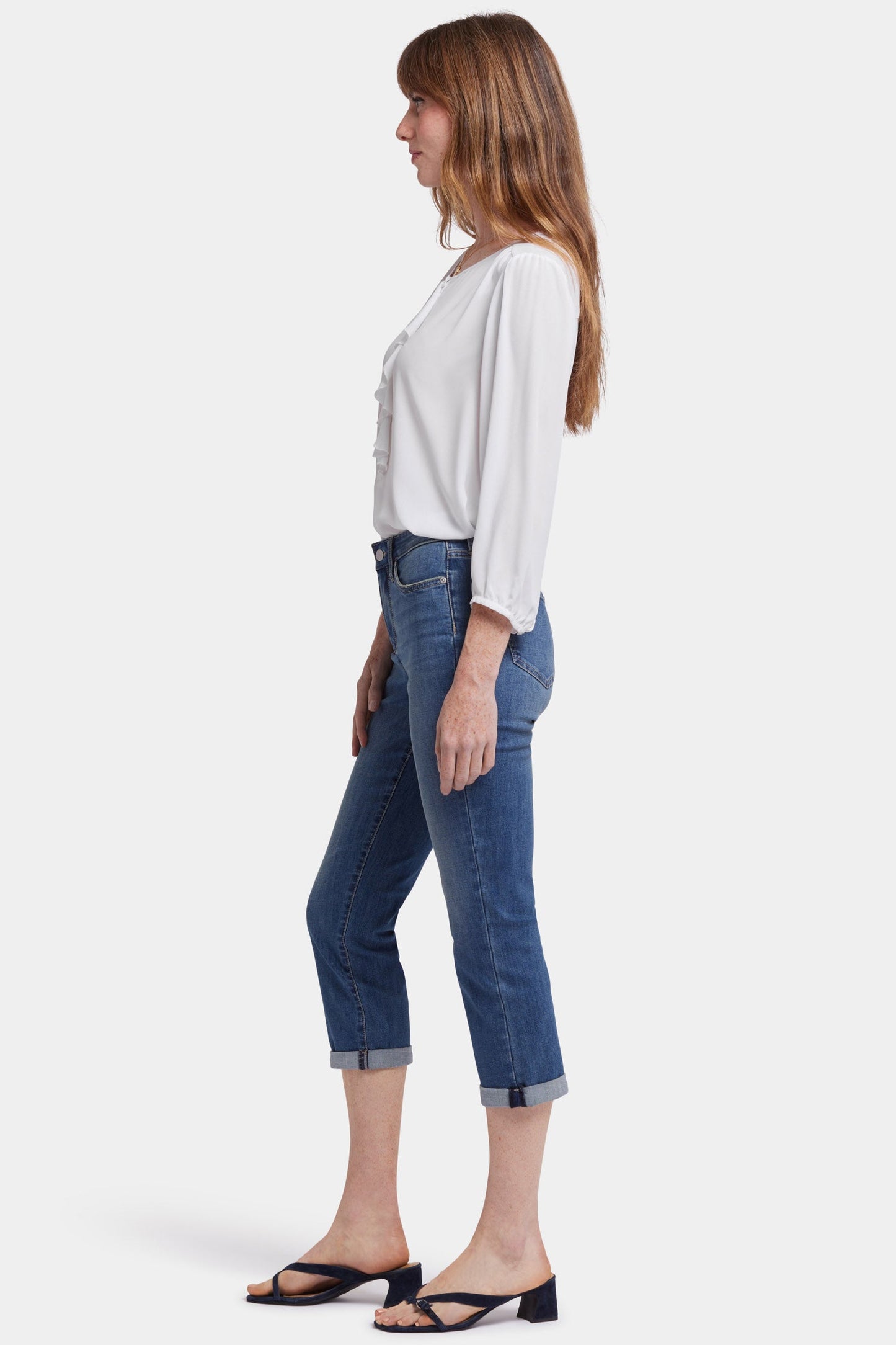 Chloe Skinny Capri Jeans - Costa Brava