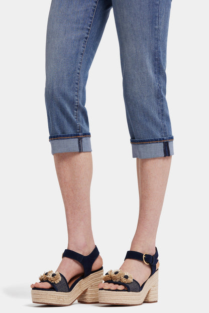 Marilyn Straight Crop Jeans - Majorca Bay