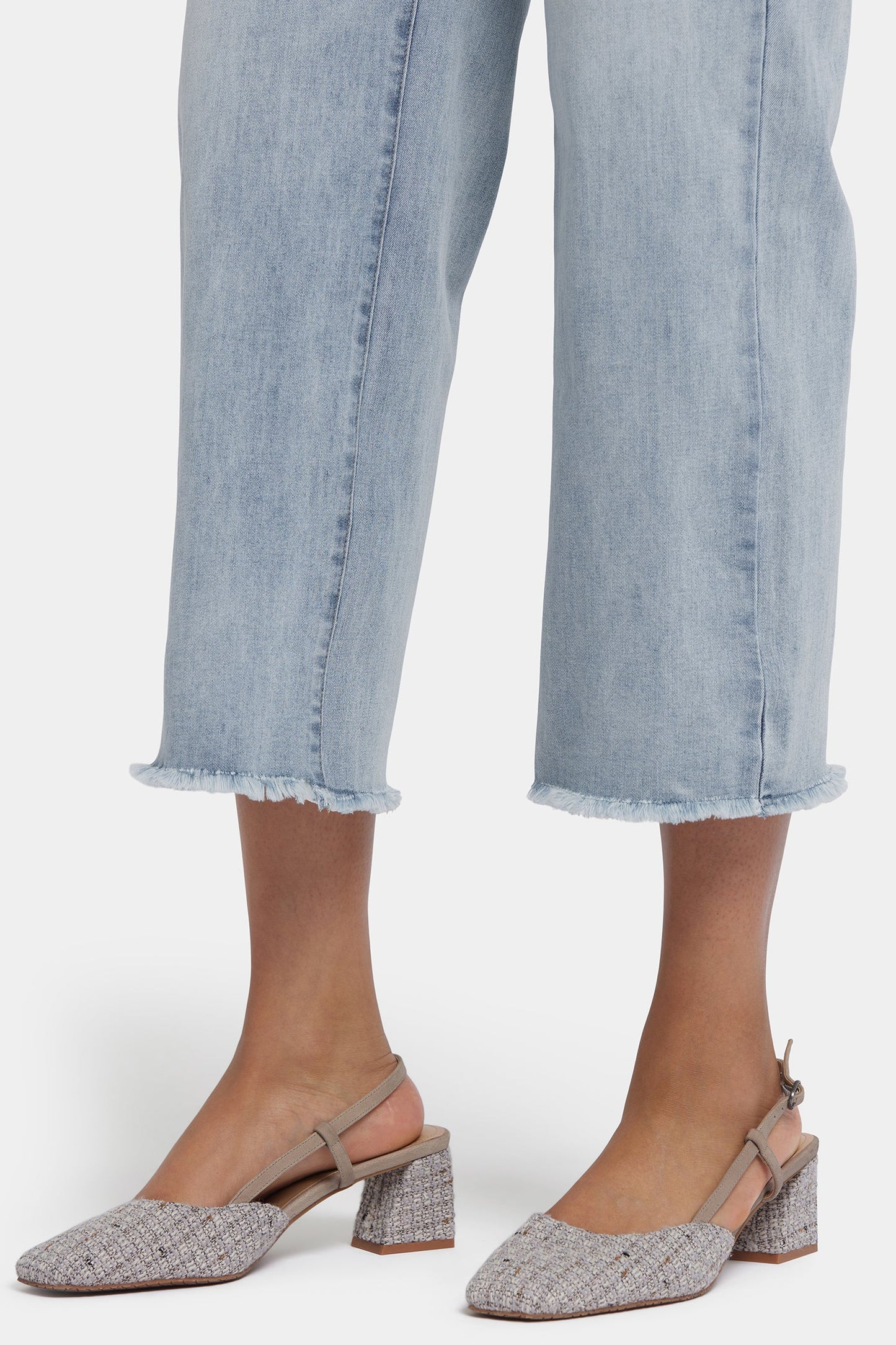 Coco Relaxed Wide Leg Crop Jeans - Santiago Sea