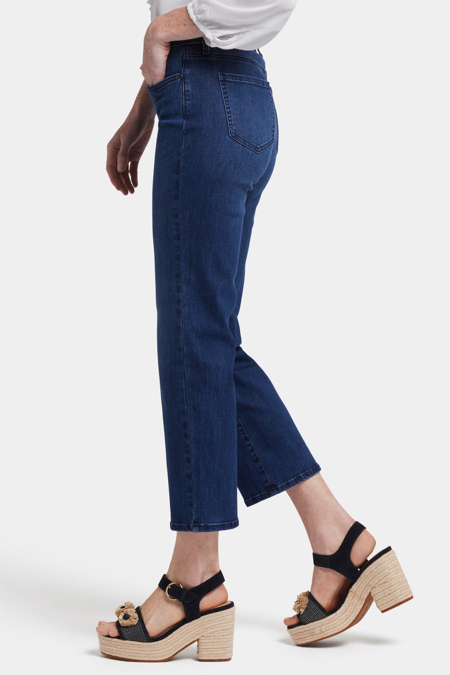 Marilyn Straight Ankle Jeans - Ibiza Blues
