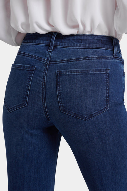 Marilyn Straight Ankle Jeans - Ibiza Blues