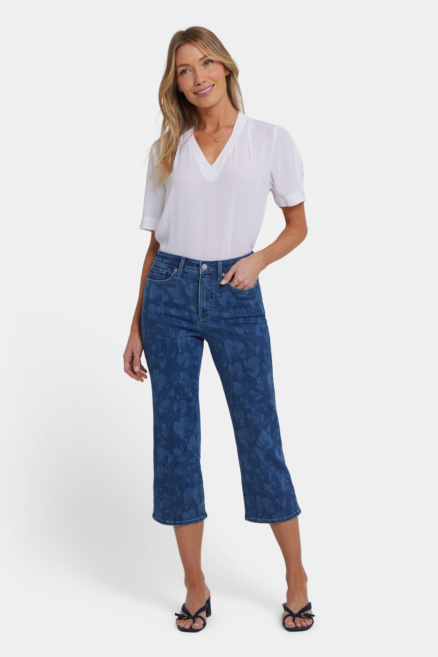 Joni Relaxed Capri Jeans - Indigo Bella