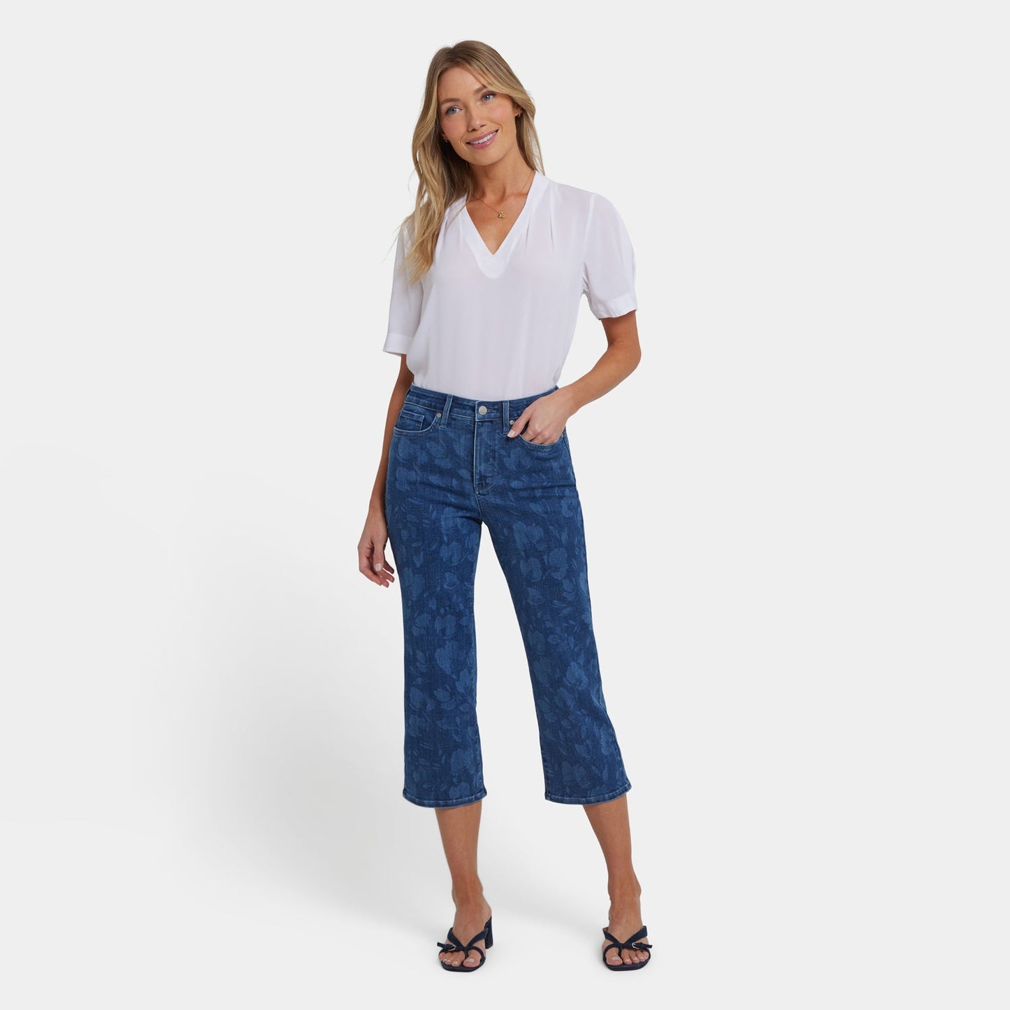 Joni Relaxed Capri Jeans - Indigo Bella