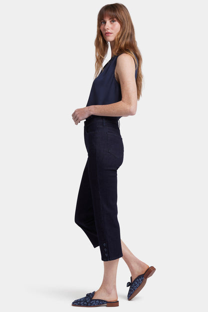 Joni Relaxed Capri Jeans - Rinse