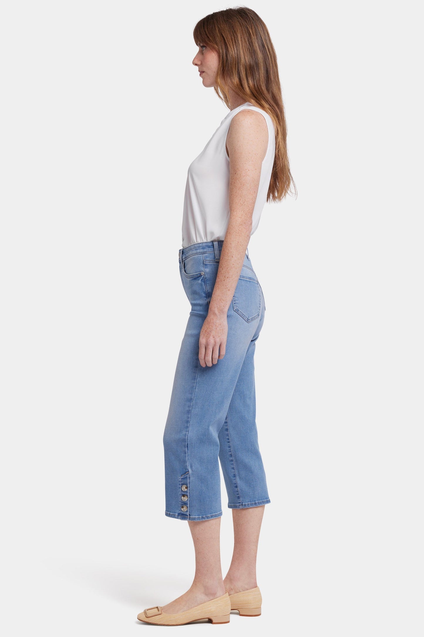 Joni Relaxed Capri Jeans - Salamanca Sun