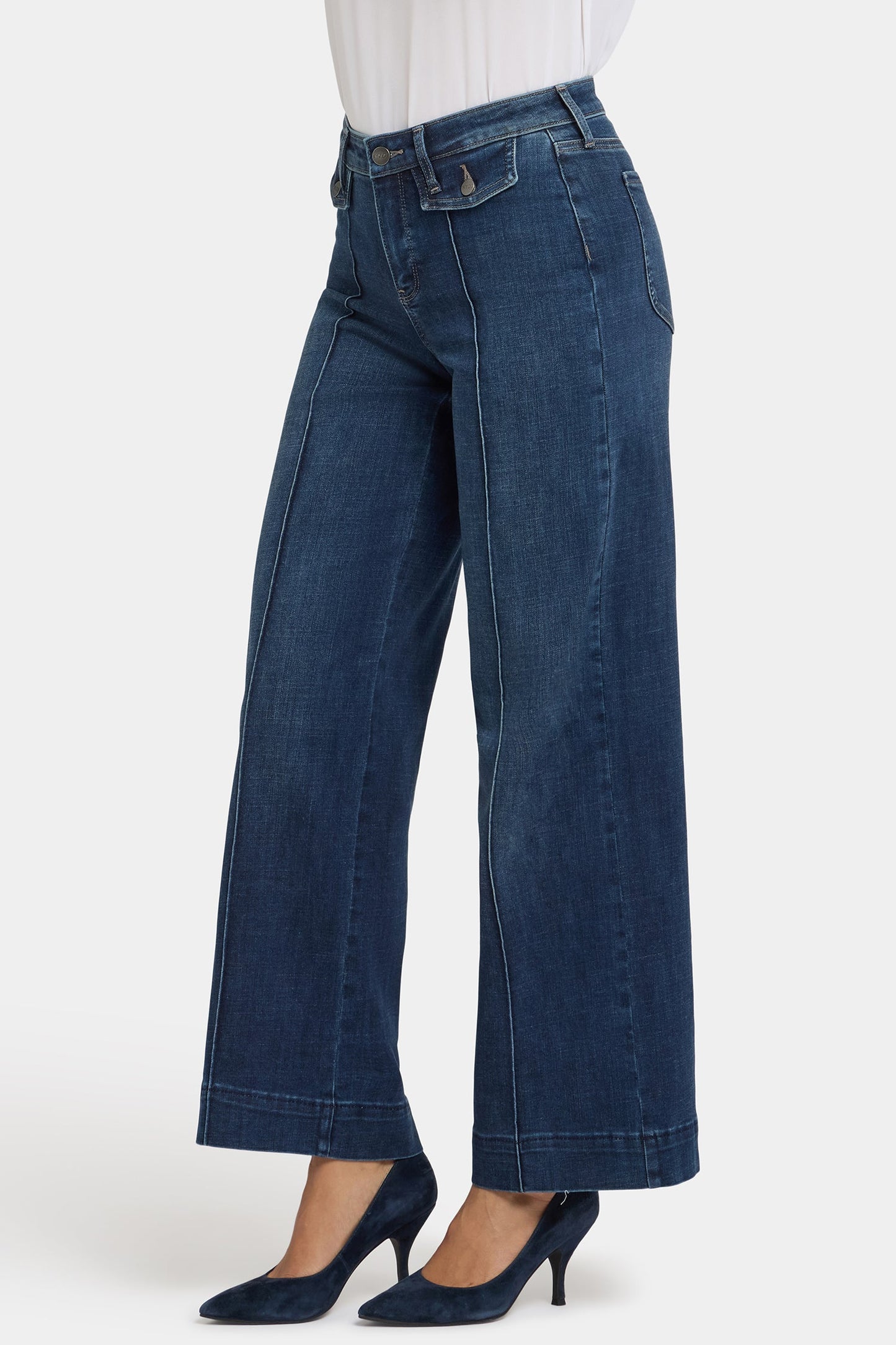 Teresa Wide Leg Jeans - Louvre Sapphire