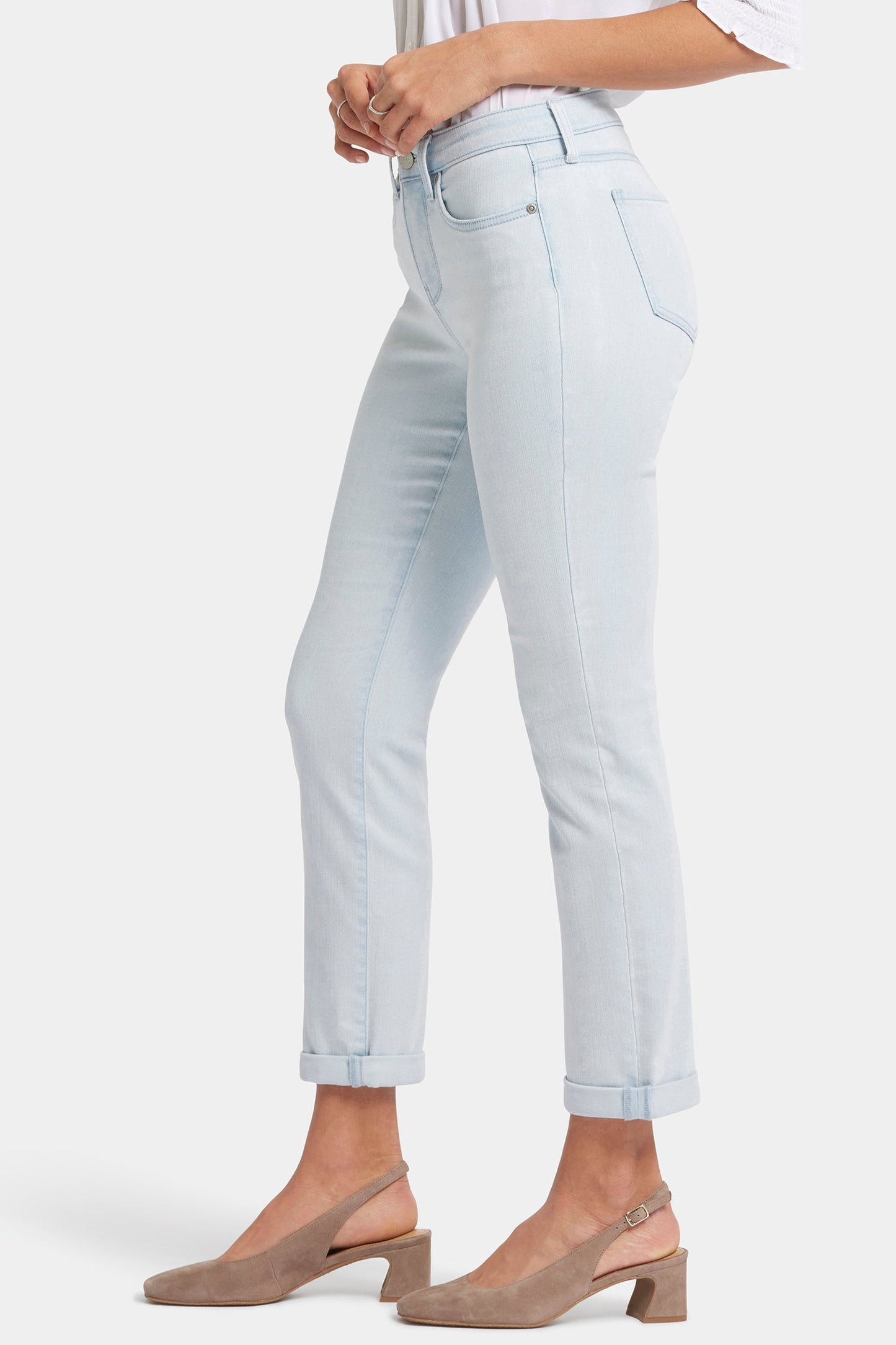 Sheri Slim Ankle Jeans - Glacier Frost
