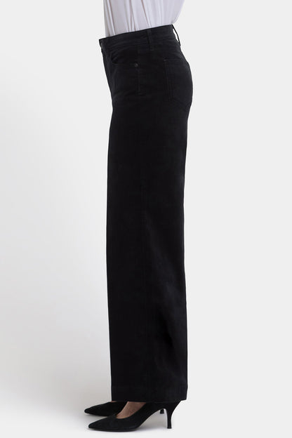 Teresa Wide Leg Pants - Black
