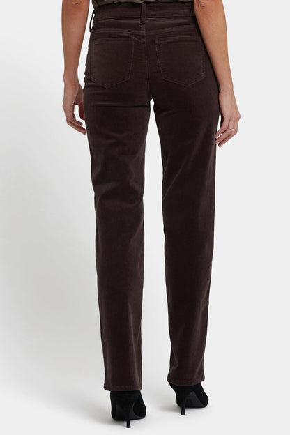 Marilyn Straight Pants - Bitter Chocolate