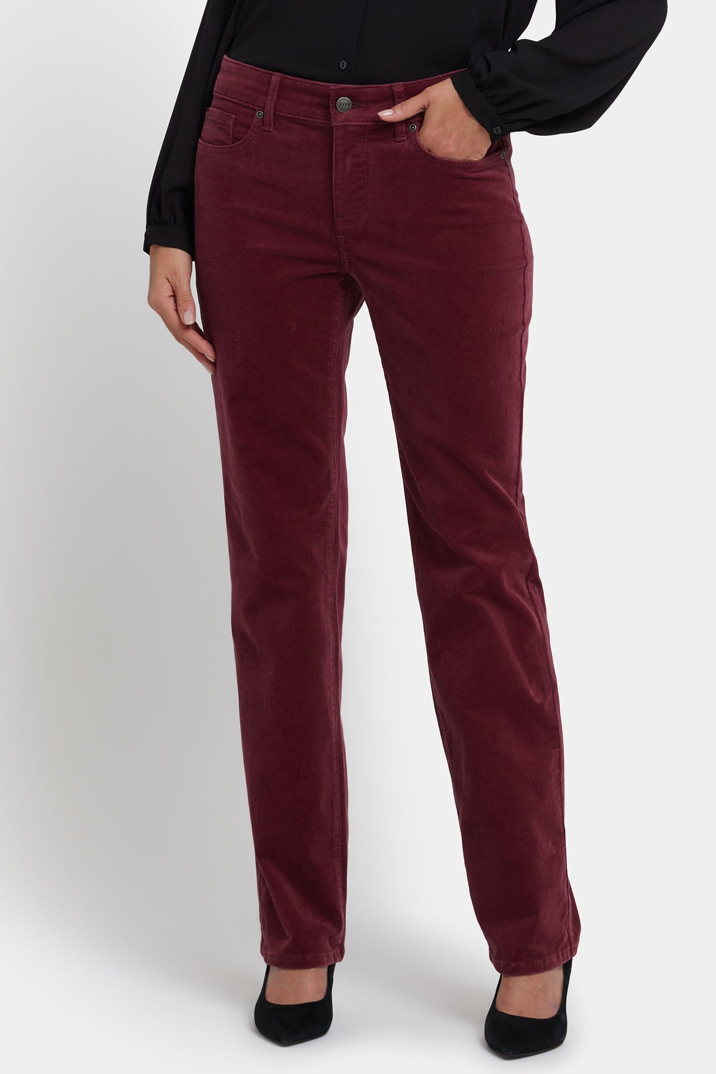 Marilyn Straight Pants - Sienna Red