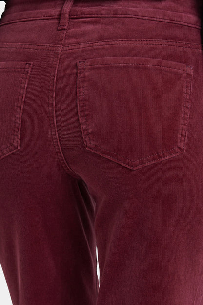 Marilyn Straight Pants - Sienna Red