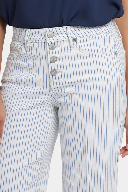 Teresa Wide Leg Jeans - Palencia Stripe