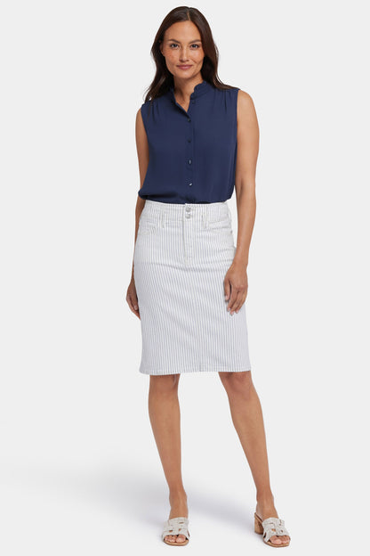 High Waist Skirt - Palencia Stripe