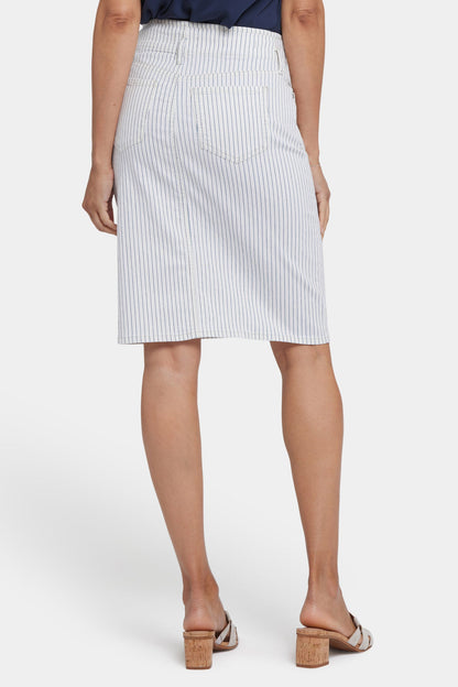 High Waist Skirt - Palencia Stripe