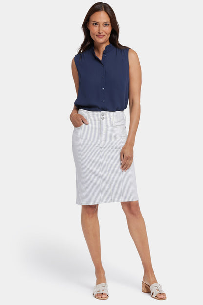 High Waist Skirt - Palencia Stripe