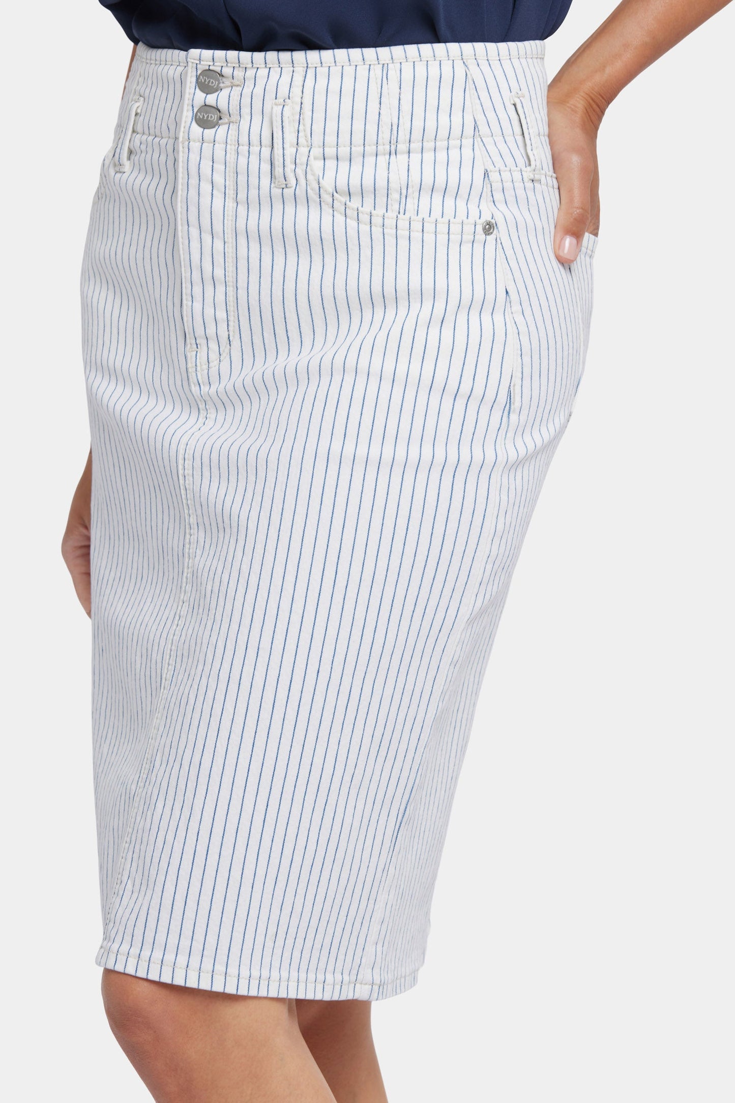 High Waist Skirt - Palencia Stripe