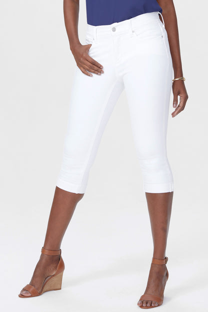 Marilyn Straight Crop Jeans - Optic White