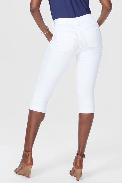 Marilyn Straight Crop Jeans - Optic White