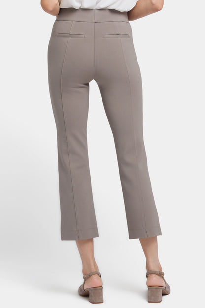 Pull-On Straight Crop Pants - Saddlewood
