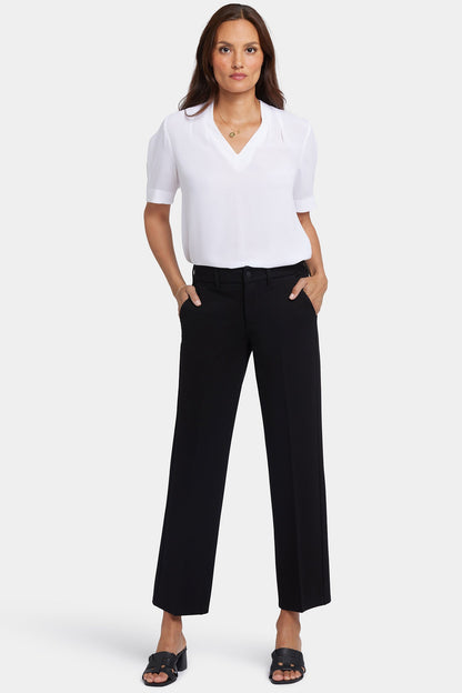 Straight Trouser Pants - Black