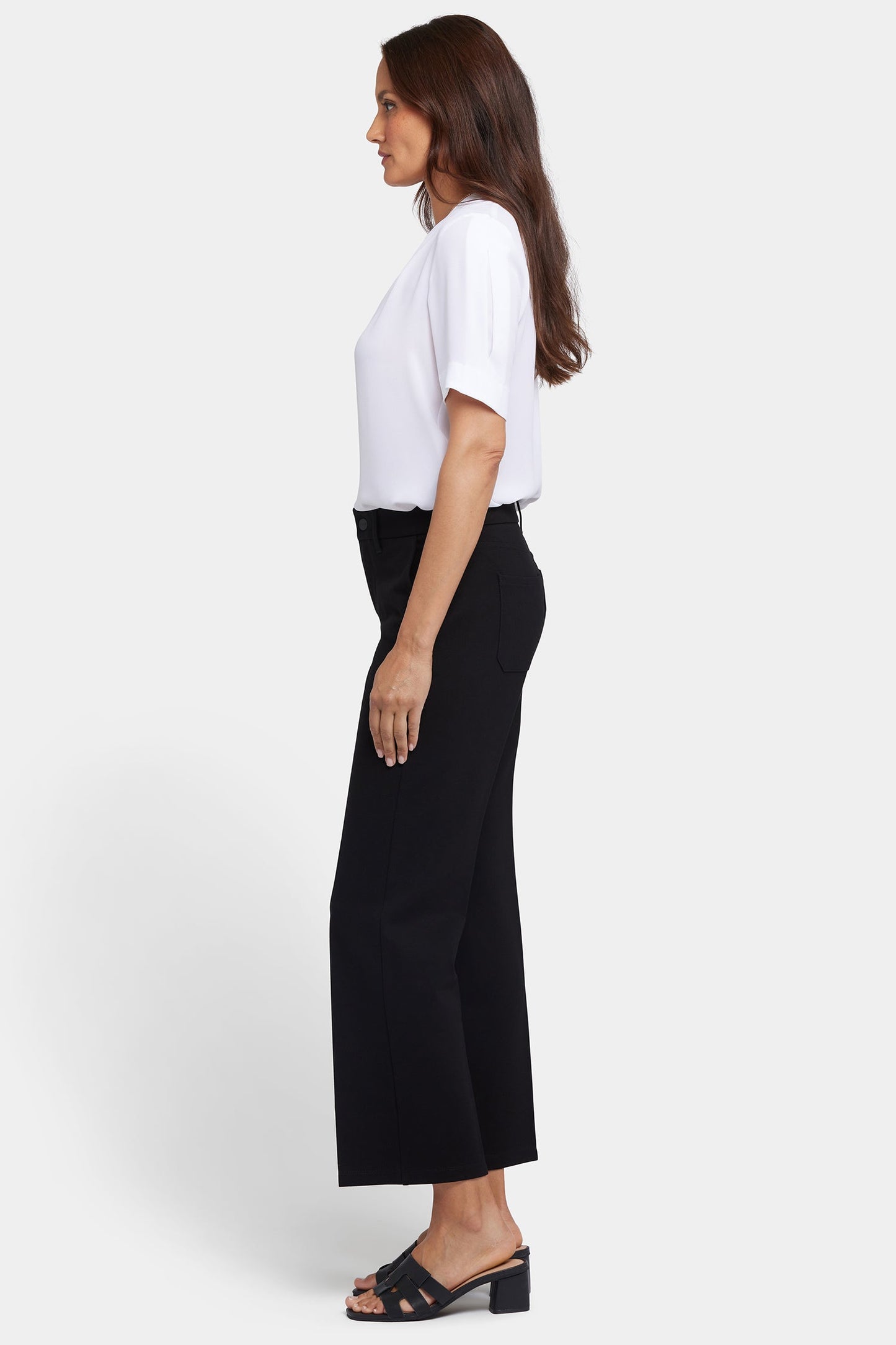 Straight Trouser Pants - Black