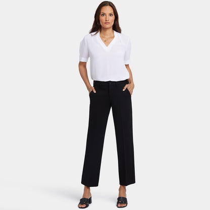 Straight Trouser Pants - Black