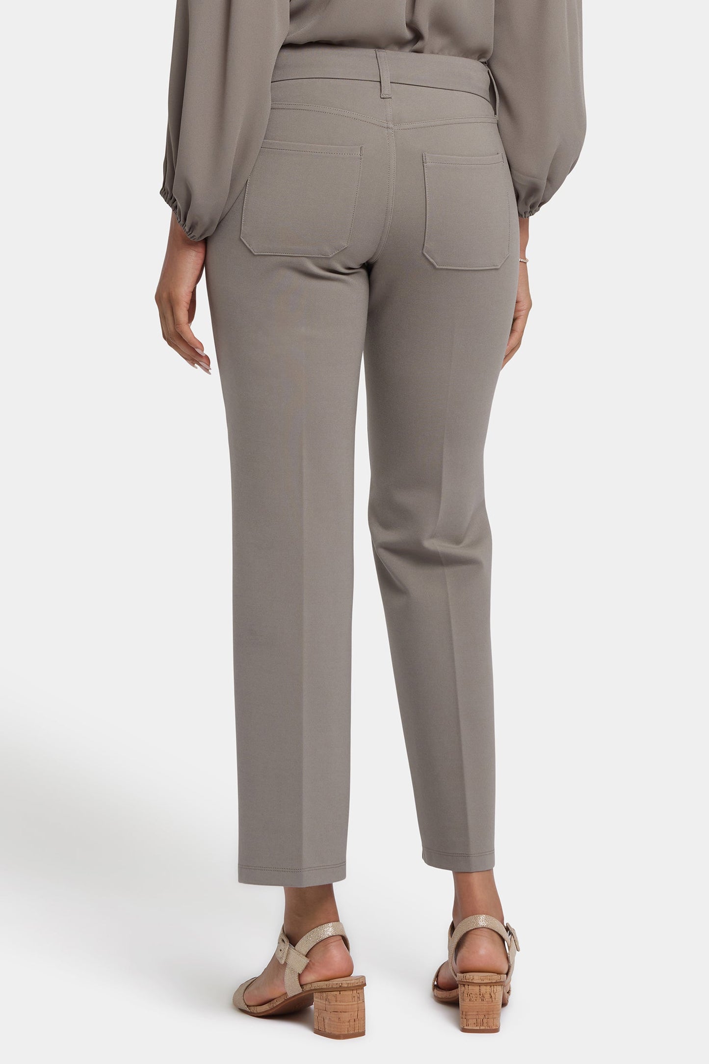 Straight Trouser Pants - Saddlewood