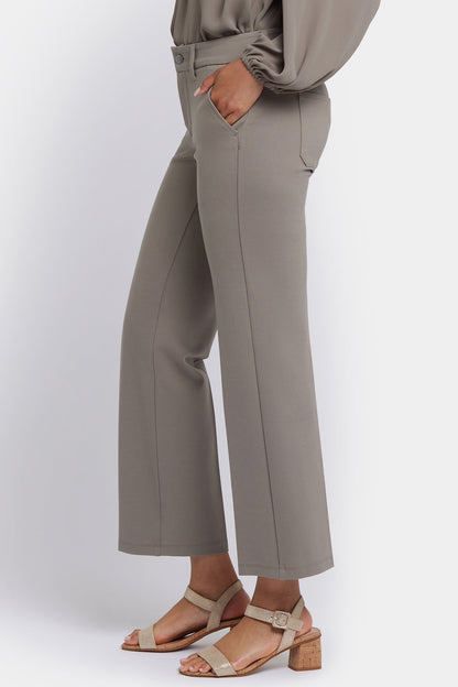 Straight Trouser Pants - Saddlewood