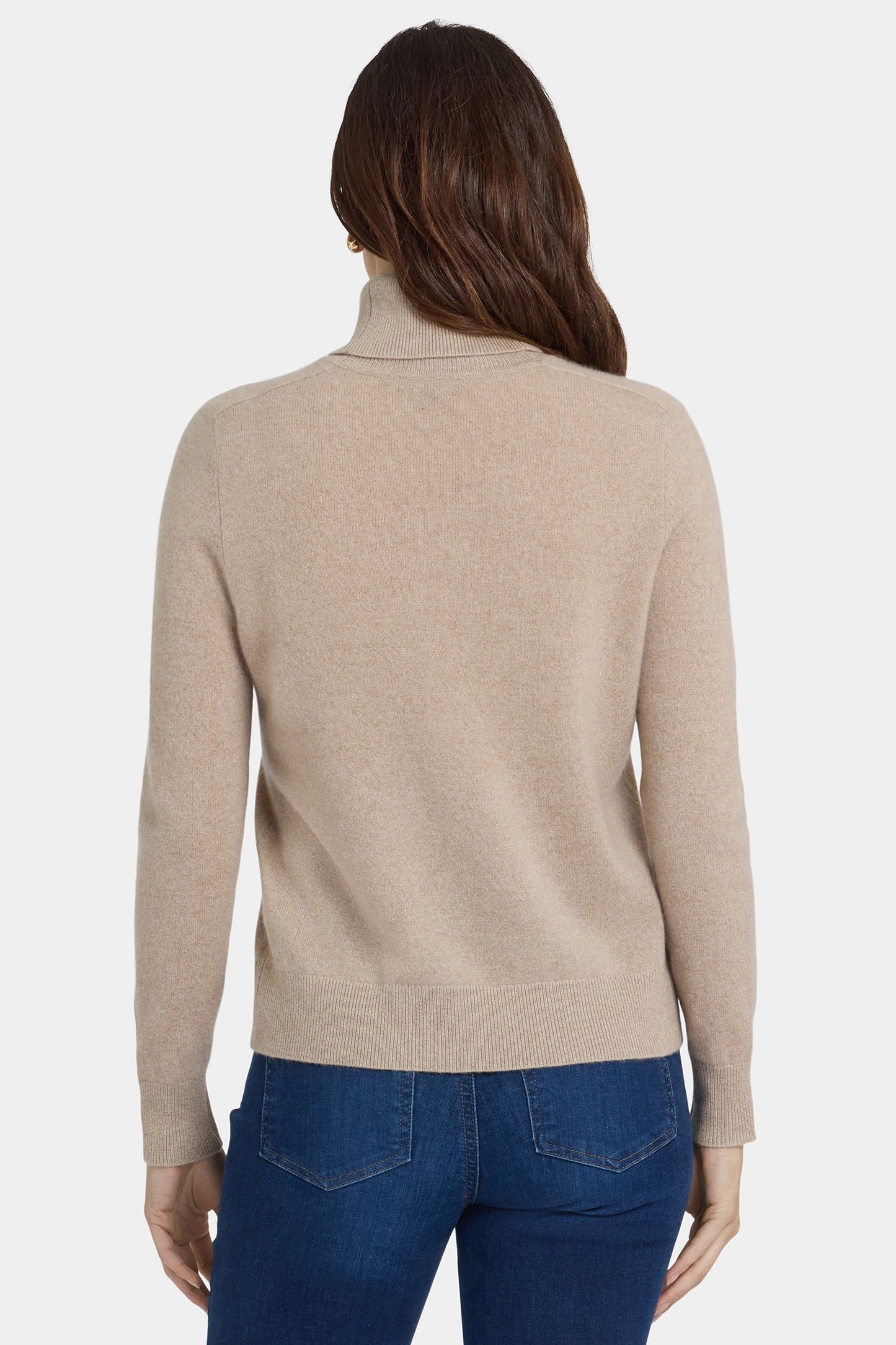 Cashmere Turtleneck Sweater - Taupe