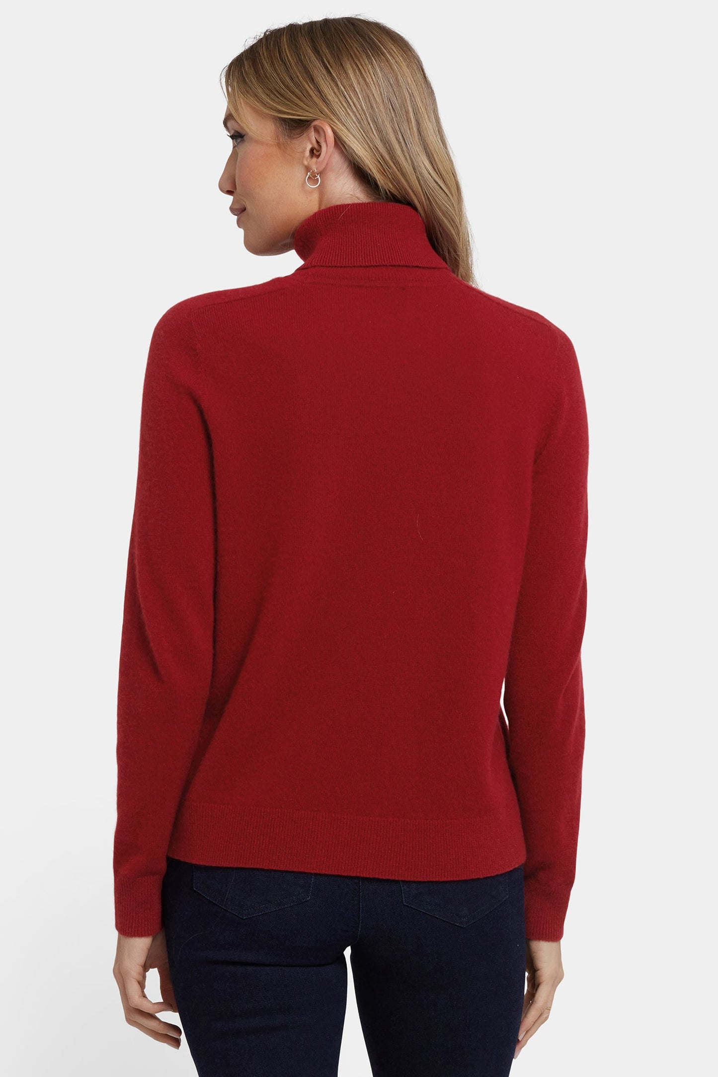 Cashmere Turtleneck Sweater - Red
