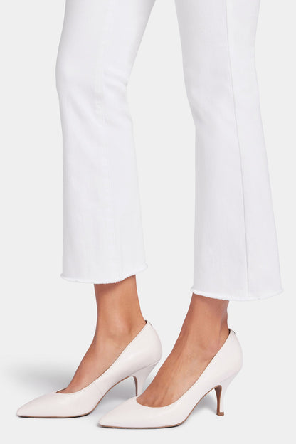 Slim Bootcut Ankle Jeans - Optic White