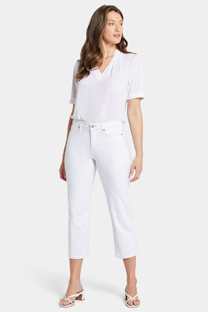 Relaxed Piper Crop Jeans  - Optic White