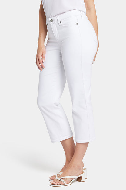Relaxed Piper Crop Jeans  - Optic White