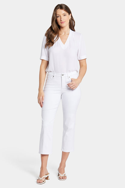 Relaxed Piper Crop Jeans  - Optic White