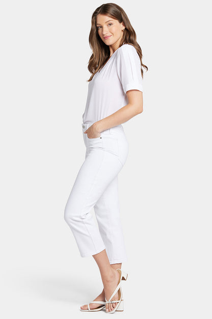 Relaxed Piper Crop Jeans  - Optic White