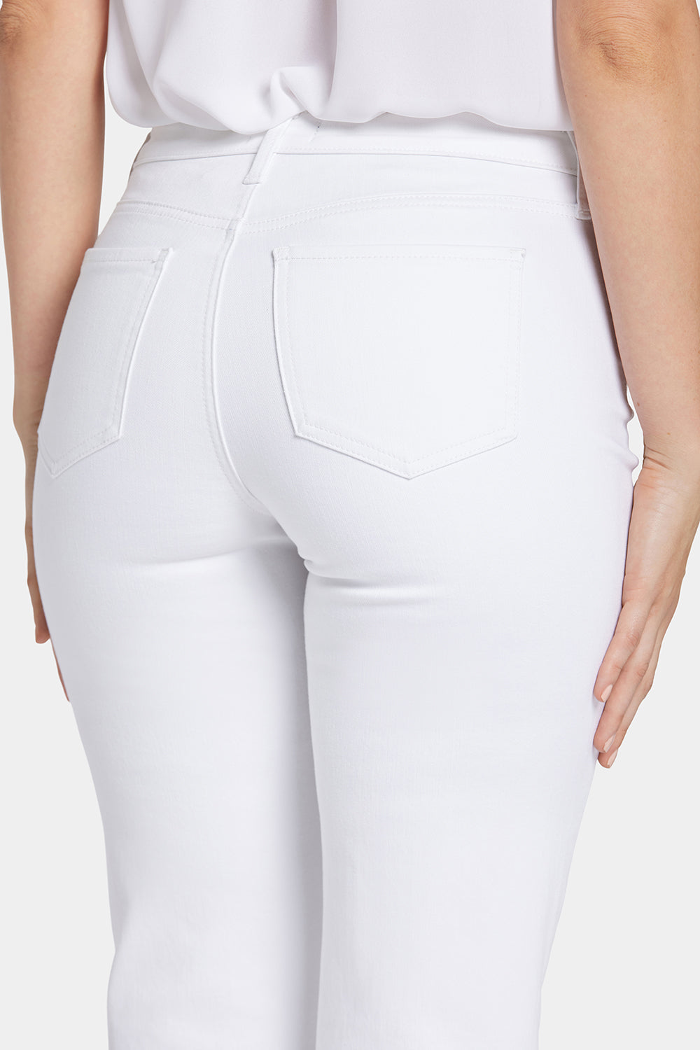 Relaxed Piper Crop Jeans  - Optic White