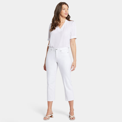 Relaxed Piper Crop Jeans  - Optic White