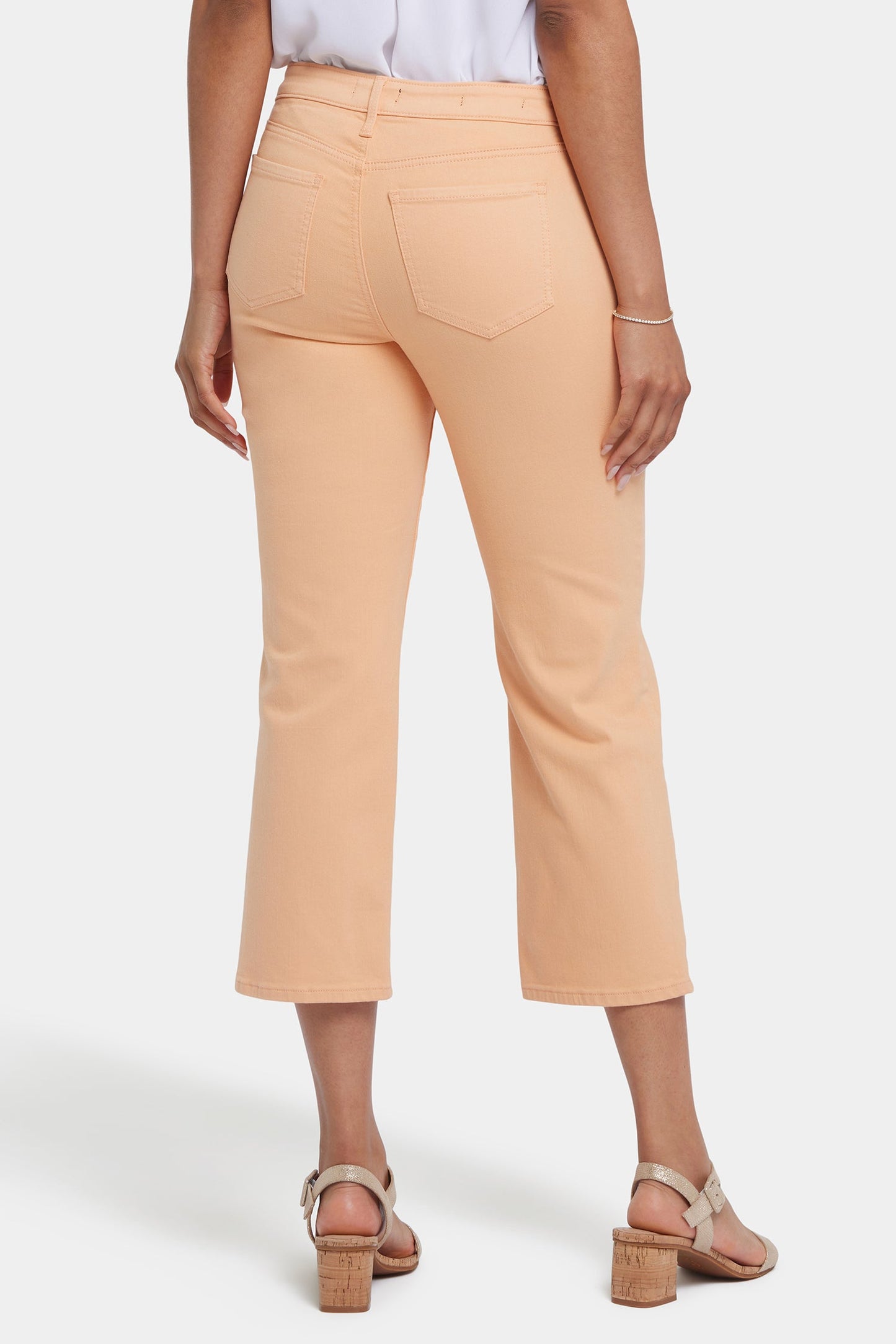 Relaxed Piper Crop Jeans - Apricot Nectar