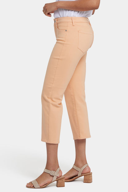 Relaxed Piper Crop Jeans - Apricot Nectar