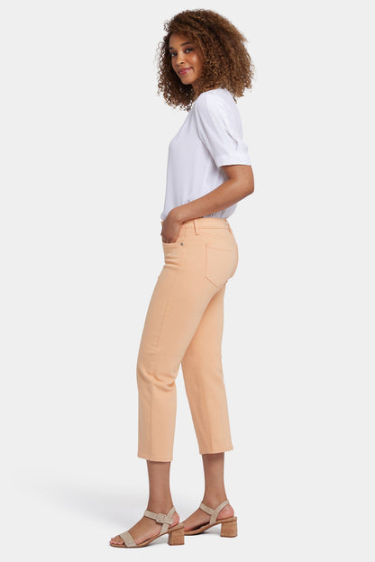 Relaxed Piper Crop Jeans - Apricot Nectar