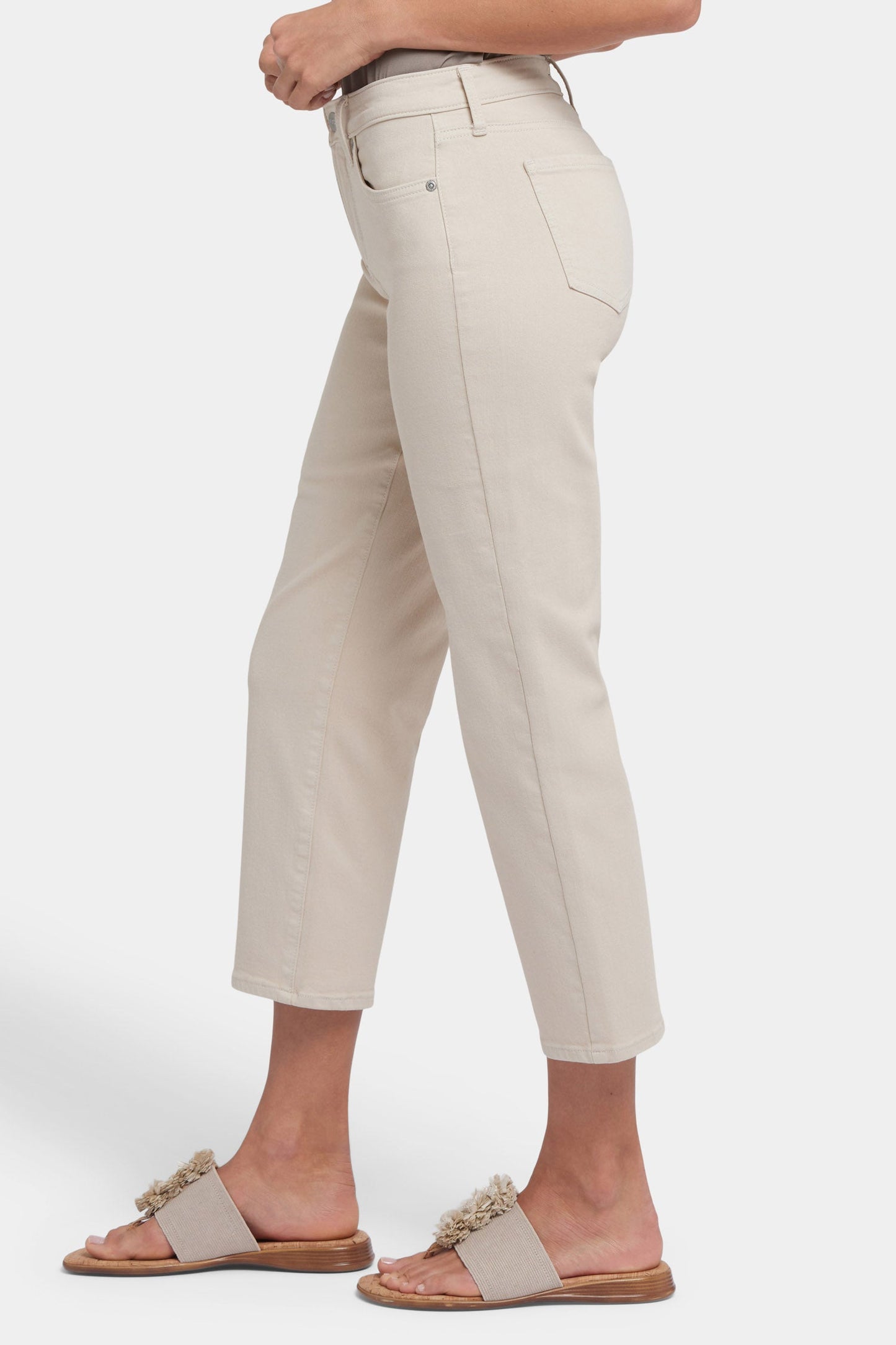 Relaxed Piper Crop Jeans - Feather